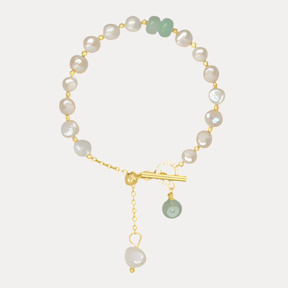 Pearl Aventurine Bracelet