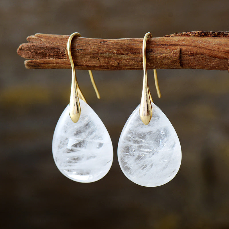 Amethyst Drop Earring
