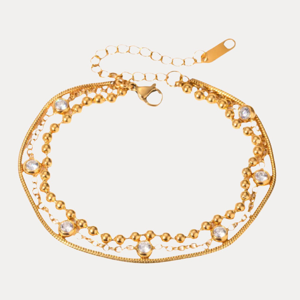 Golden Layered Bracelet