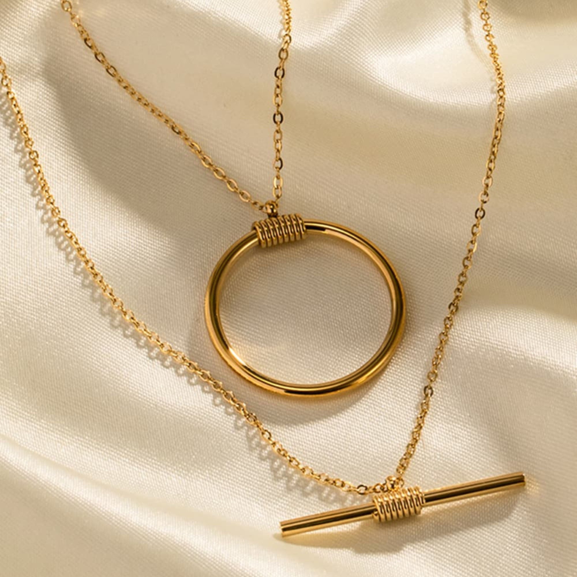 Geometric Layer Necklace
