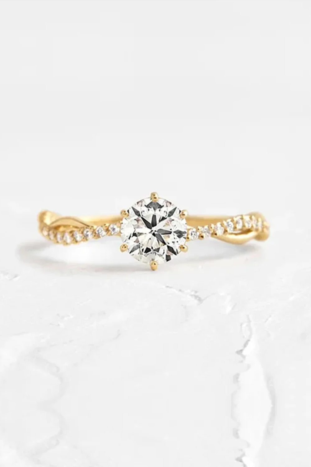 Twisted Gold Ring