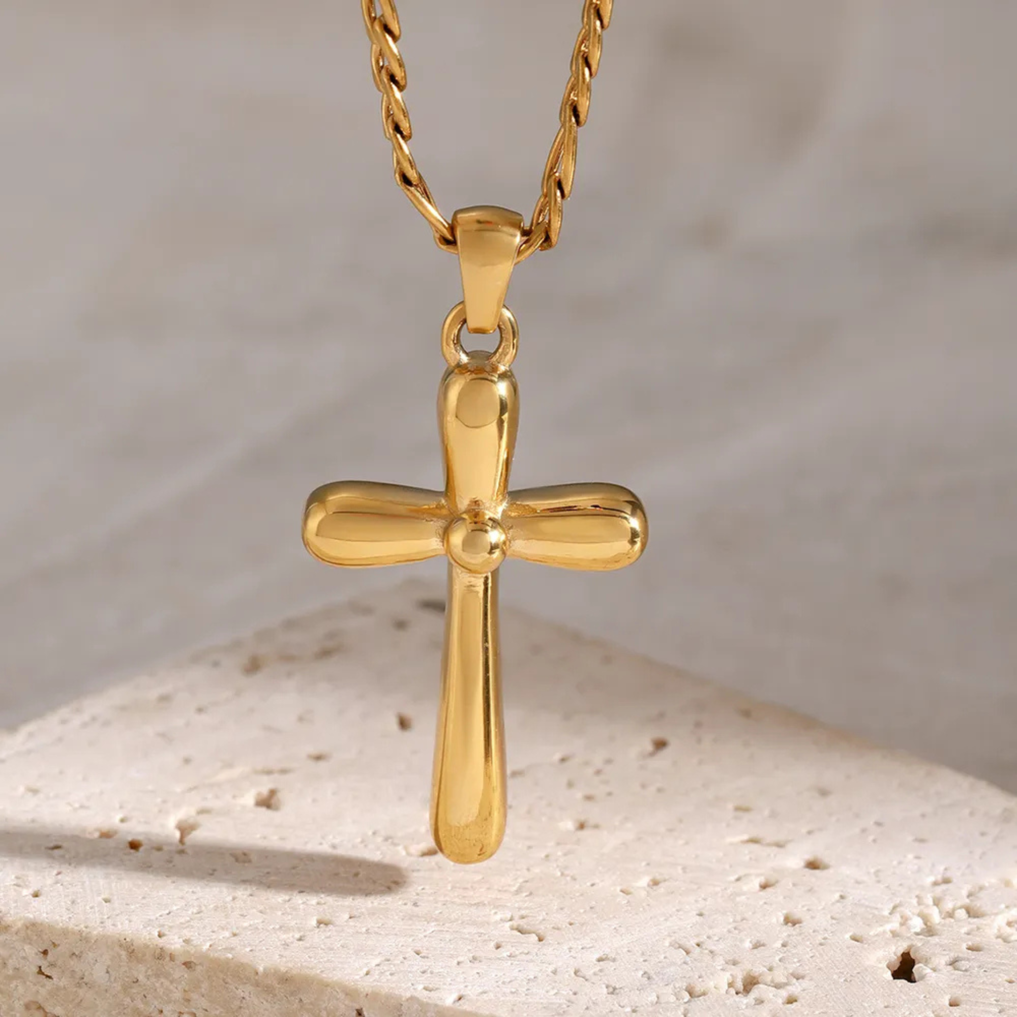 Cross Gold Neckalce