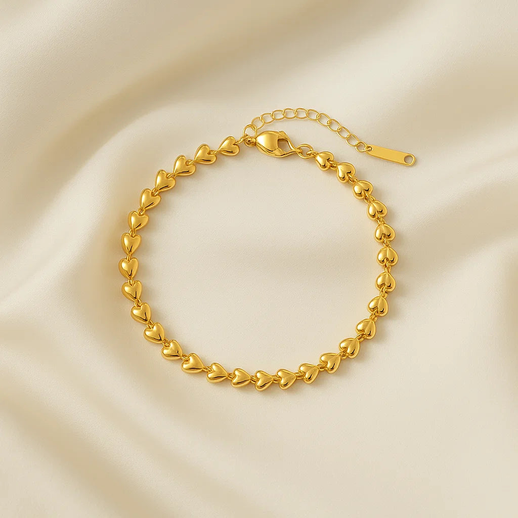 Golden Heart Bracelet