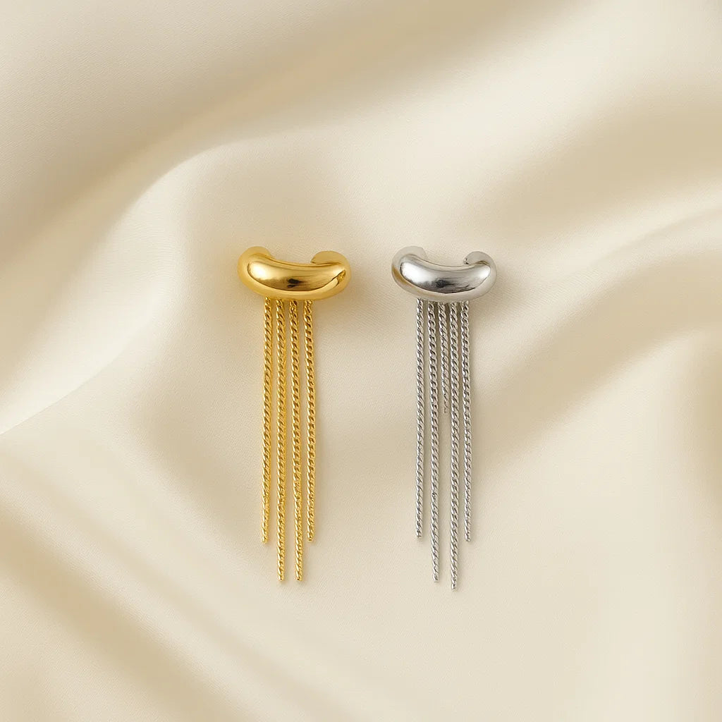 Tasseled Cuffs Earring