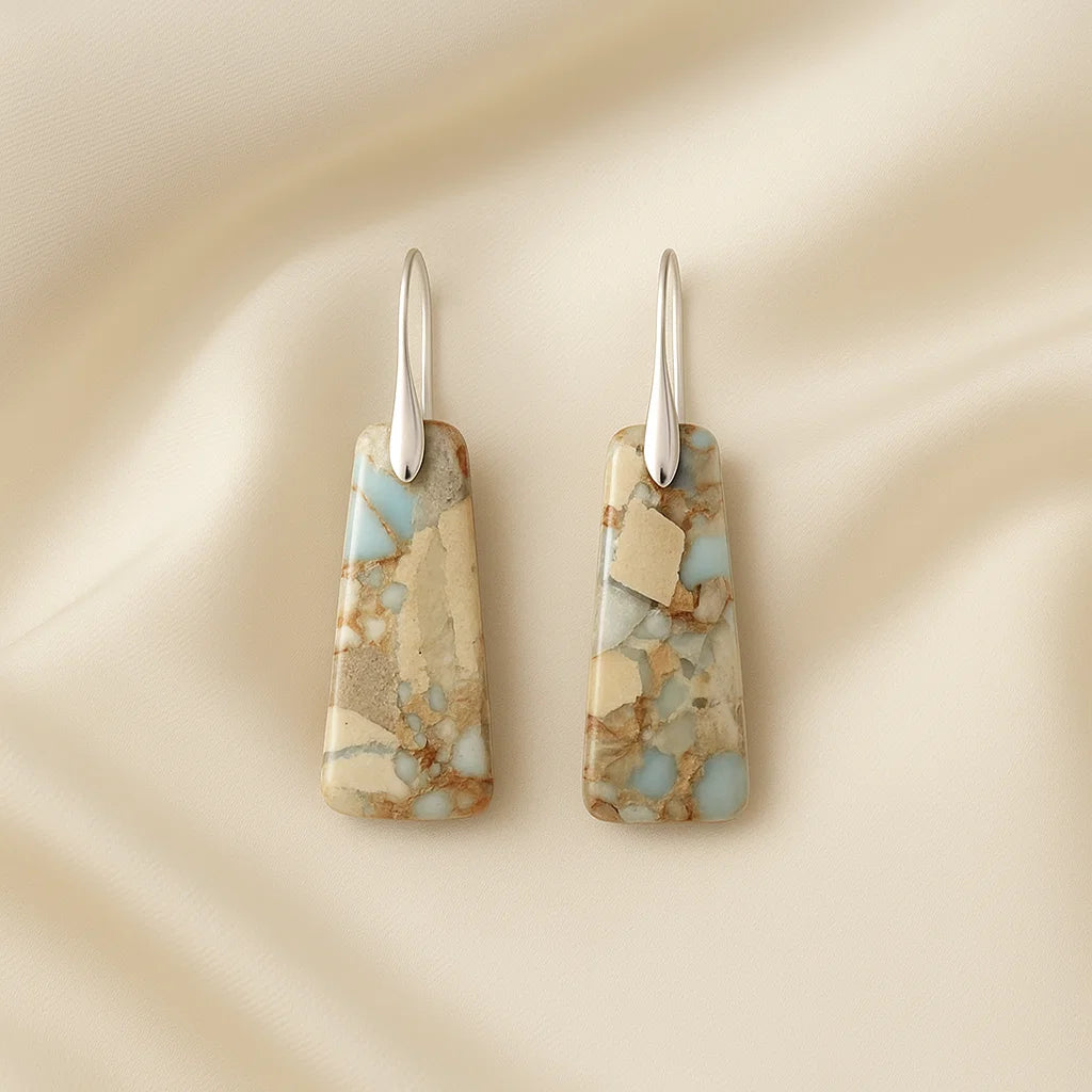 Natural Stone Earring