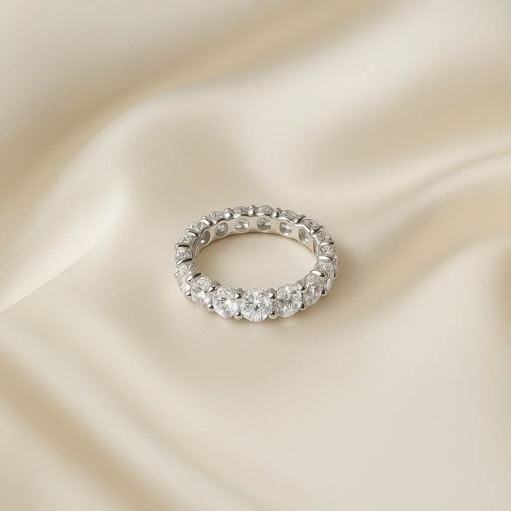 Crystal Eternity Ring